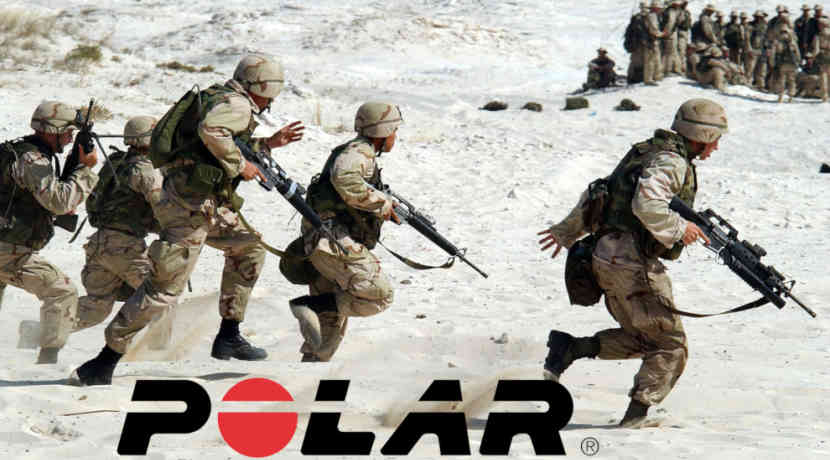 Fitnesstracker von Polar zeigen geheime Position von Soldaten