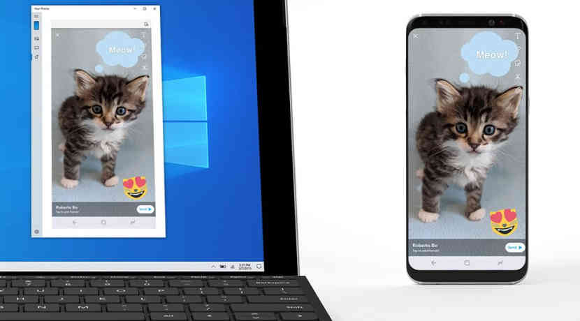 Windows 10 Update spiegelt Android-Apps auf dem Computer